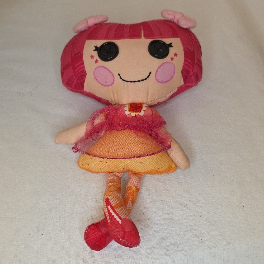 Lalaloopsy Doll Pink & Orange Plush Doll - Cute Button-Eye Stuffed Toy #Y2K - Picture 1 of 3